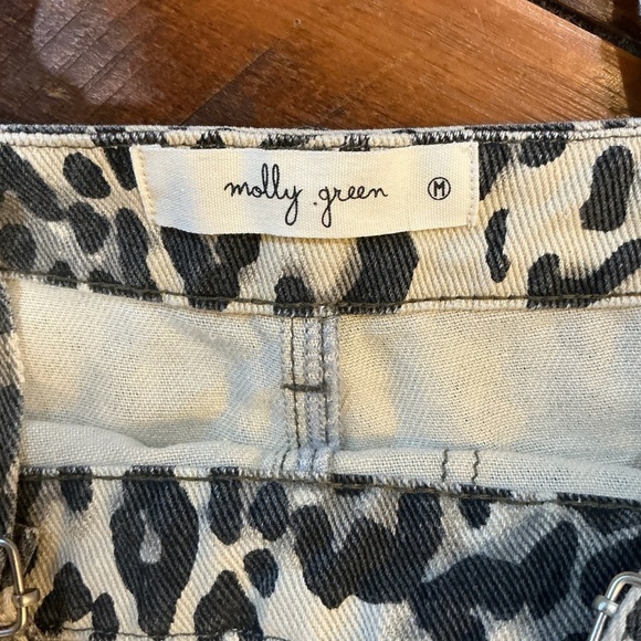Molly Green JESSIE CHEETAH OVERALLS Women’s Medium - Picture 11 of 11
